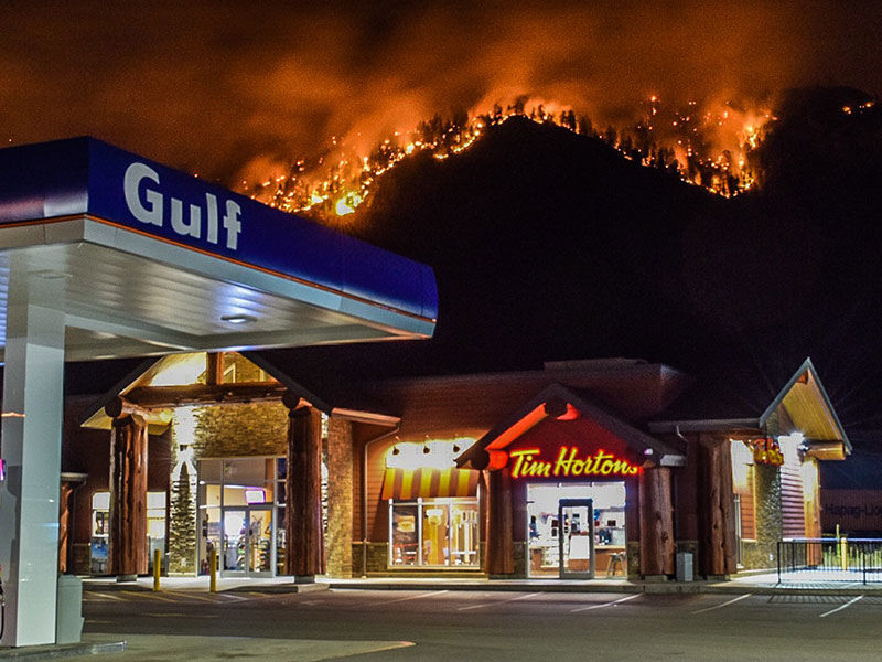Fire threat